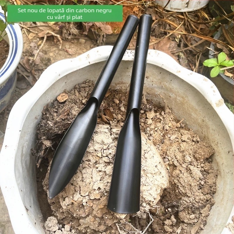 Lopată din oțel inoxidabil, într-un singur corp, pentru grădinărit — plantarea florilor și legumelor și recoltarea ierburilor sălbatice; utilizare casnică; personalizare disponibilă.