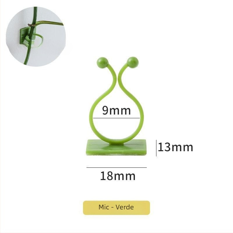 Set din trei piese pentru fixare a plantelor cățărătoare pe perete