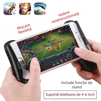 Joystick pentru jocuri mobile, model Big Chicken, interfață cu ecran tactil, fără vibrație, PVC, greutate 50 g