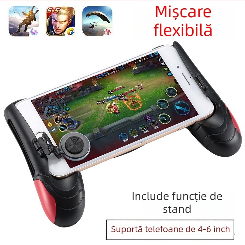 Joystick pentru jocuri mobile, model Big Chicken, interfață cu ecran tactil, fără vibrație, PVC, greutate 50 g