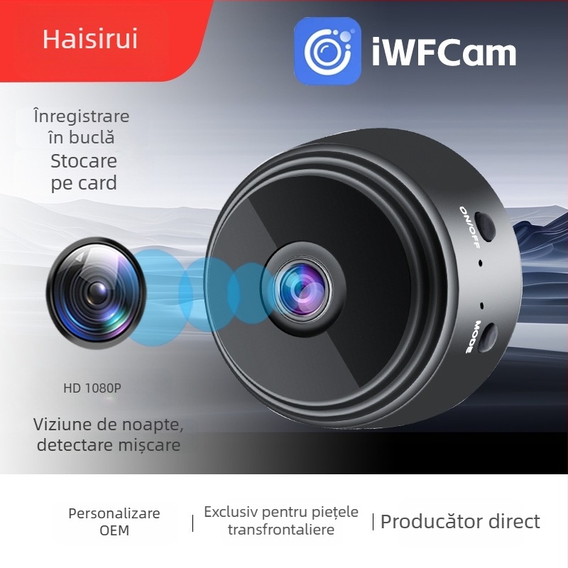 A9 Cameră de supraveghere exterior 1080P HD WiFi Viziune nocturnă cu infraroșu