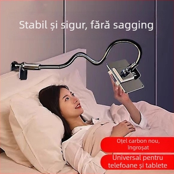 Suport extensibil de noptieră pentru telefon și iPad – plastic, stil IP, pentru utilizare în pat sau cămin