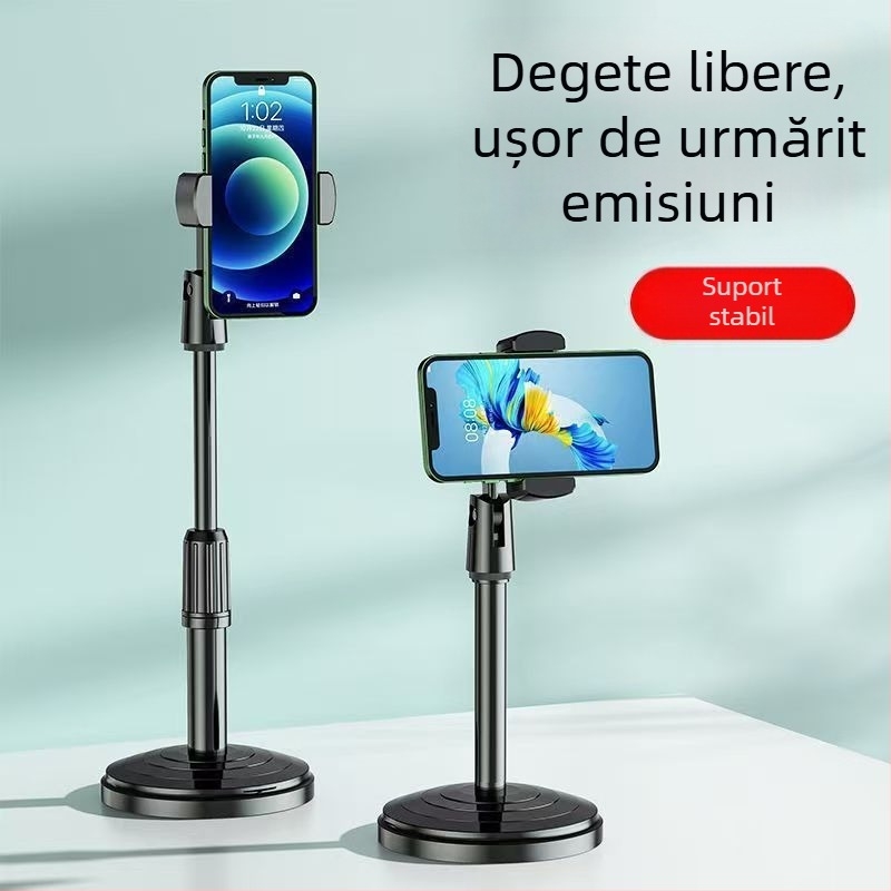 Suport extensibil de noptieră pentru telefon și iPad – plastic, stil IP, pentru utilizare în pat sau cămin