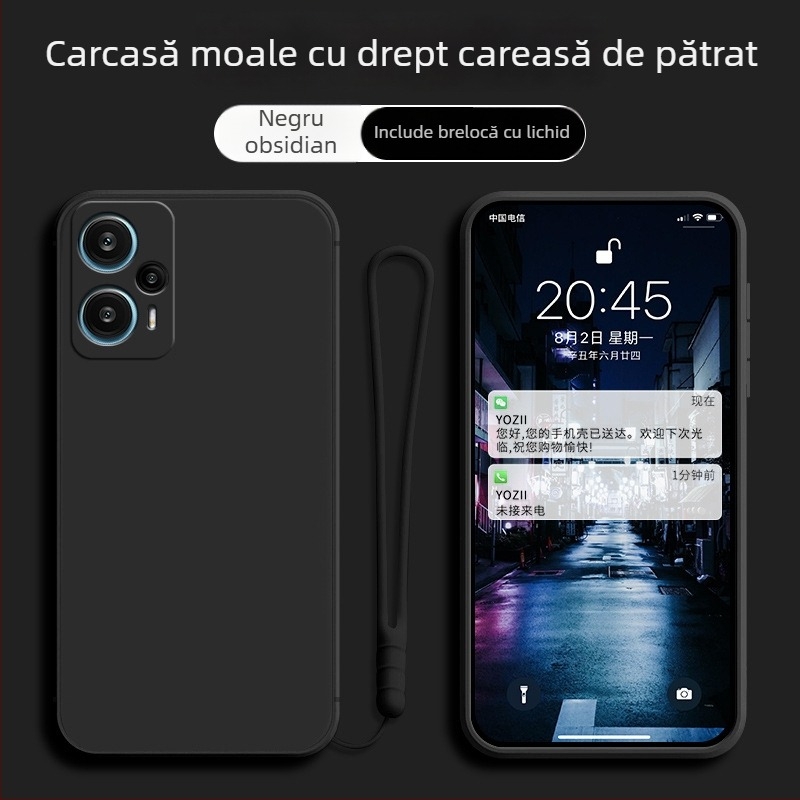 Carcasă pentru telefon Xin Weile pentru Redmi Note 12 Turbo — silicon, stil All-Inclusive, personalizarea nu este suportată