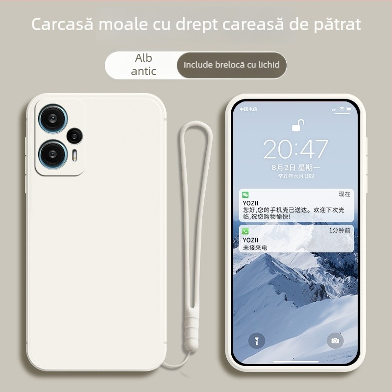 Carcasă pentru telefon Xin Weile pentru Redmi Note 12 Turbo — silicon, stil All-Inclusive, personalizarea nu este suportată