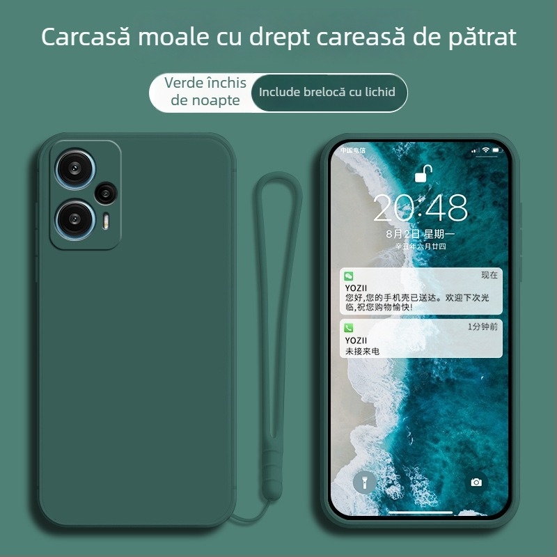 Carcasă pentru telefon Xin Weile pentru Redmi Note 12 Turbo — silicon, stil All-Inclusive, personalizarea nu este suportată