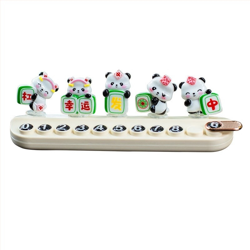 Placă de parcare temporară pentru mașină cu număr de telefon, din plastic, model T-016, tip ascuns, nepersonalizabil