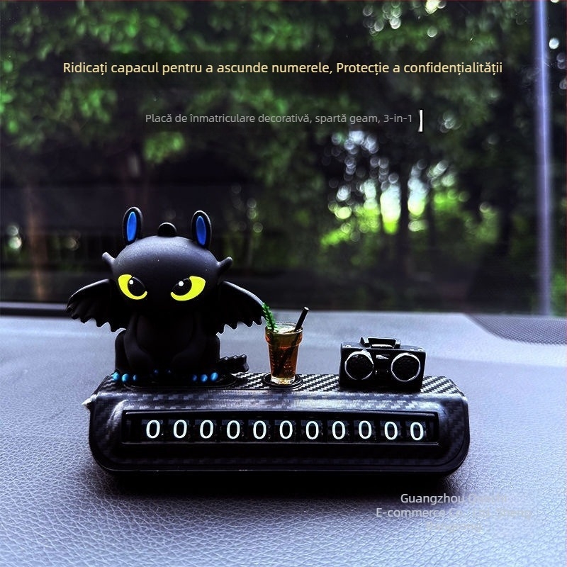 Placă cu număr de telefon pentru autoturism, montată pe mașină, pentru parcare temporară și mutarea mașinii, imprimare logo disponibilă, marcă privată autorizată