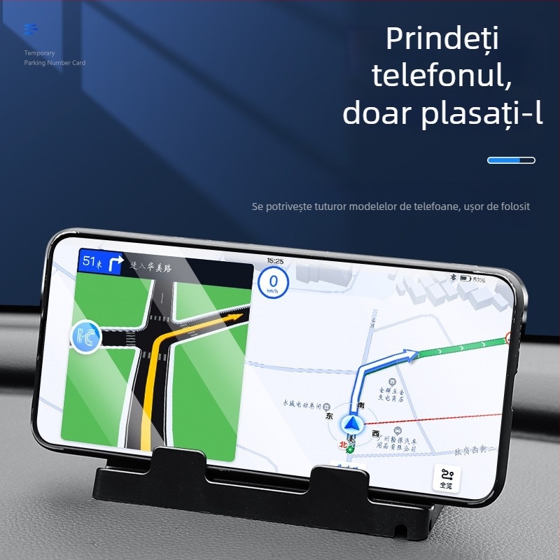 Placă de parcare ascunsă pentru mașină, braț metal + plastic, logo tipărit, marca Yikadi