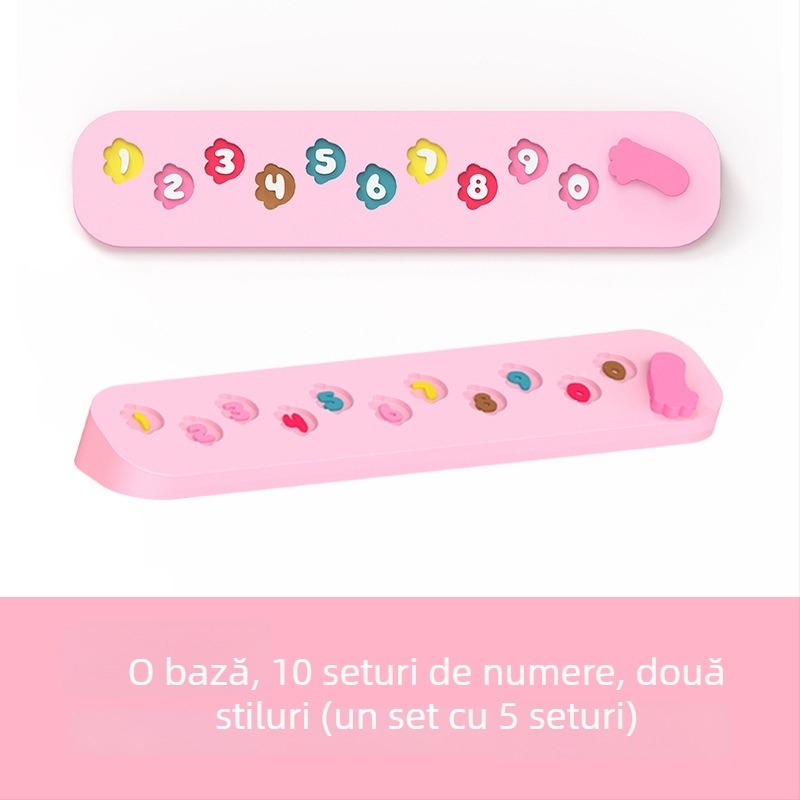 Zonă temporară de parcare pentru mașină cu număr de telefon pentru femei, decor interior auto fără adeziv, semn PVC, model Rainbow Cat Claw Stop Sign