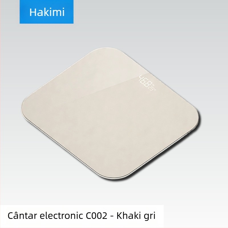Cântar electronic de uz casnic – compact, design de înaltă clasă, alimentat pe baterii, măsoară greutatea, 0.5 kg-180 kg, pentru toți utilizatorii