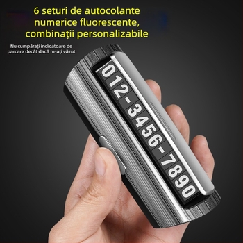 Placă temporară de parcare pentru mașină, plastic, model 1600, tip ascuns