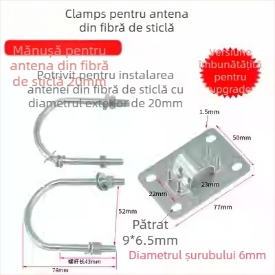 Suport de montaj pentru antenă din fibră de sticlă pentru exterior (Material: fibră de sticlă; Utilizare: exterior; Brand: Chenyuxin)
