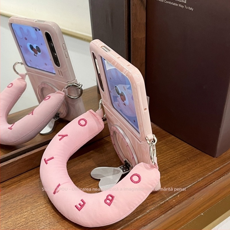 Carcasă Huawei pentru telefon, cu design în stil bracket, suport magnetic și opțiune de personalizare