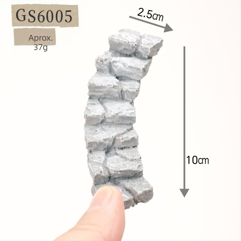 Scări DIY din rocă pentru trasee montane – mini peisaj bonsai și acvariu, rășină, formă scară, stil chinezesc, lucrat manual