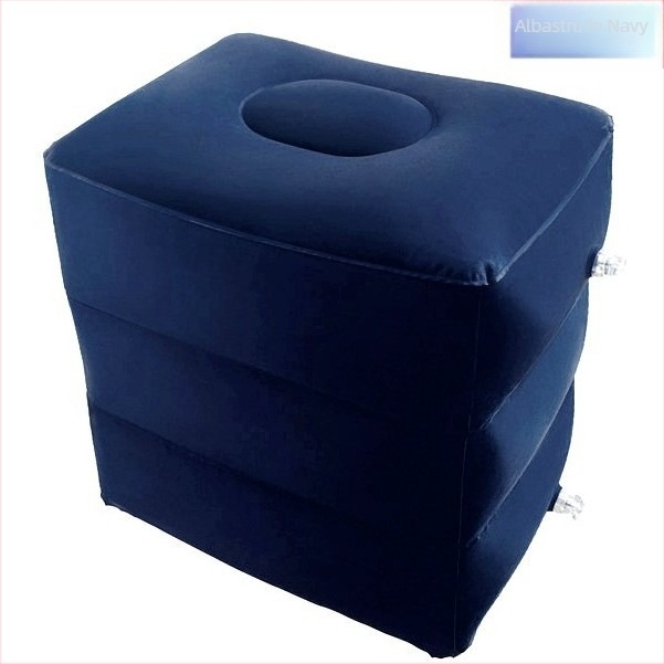 Taburet gonflabil pentru picioare, PVC catifelat, 0,4 mm grosime, reglabil, model ZM403046-0202