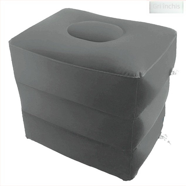 Taburet gonflabil pentru picioare, PVC catifelat, 0,4 mm grosime, reglabil, model ZM403046-0202