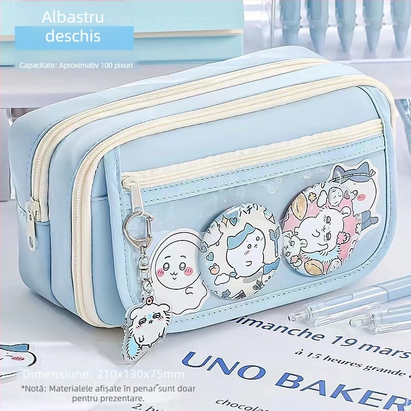 Penar pentru creioane din pânză, universal, stil fashion, cod 001