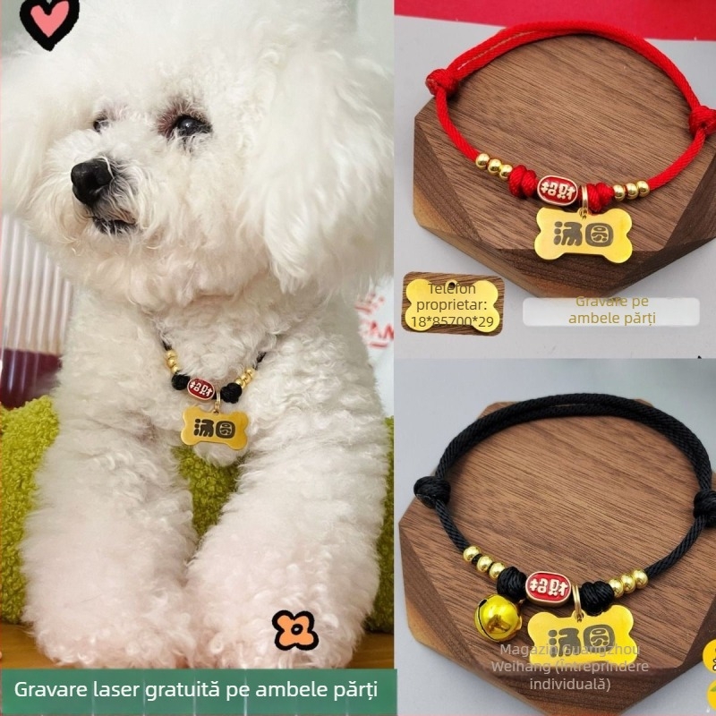 Colier ID pentru animale de companie, rășină, Brand: Unique, Fără personalizare, Model: Altul, Pentru pisici