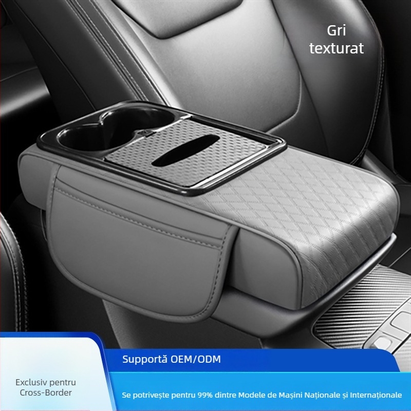 Perne pentru cotiera auto – Piele universală, înălțător, multifuncțional, Pad's