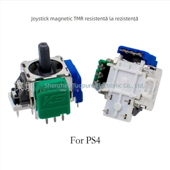 Joystick Hall, model TMR PS5/PS4/Xbox/Sw, interfață placă, conectare prin sudură, materiale: plastic, cupru, fier