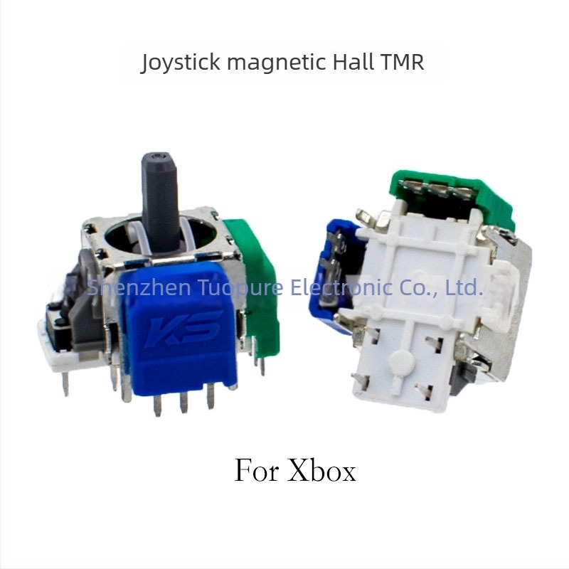 Joystick Hall, model TMR PS5/PS4/Xbox/Sw, interfață placă, conectare prin sudură, materiale: plastic, cupru, fier