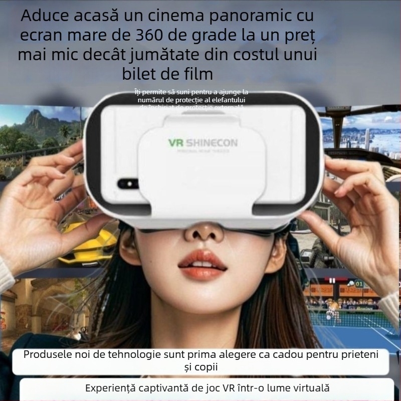Ochelari VR pentru telefoane mobile – protecție ochi, 3D stereo, vizualizare panoramică, fără ecran încorporat