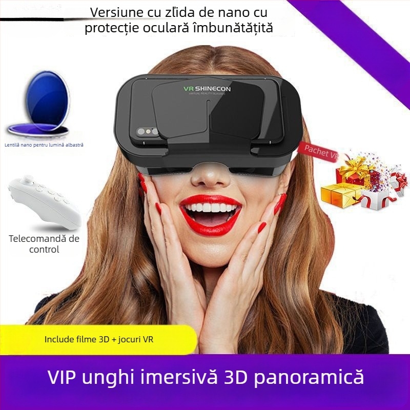 Ochelari VR – Headset 3D imersiv pentru smartphone, teatru de acasă • Ecran: 32, Rezoluție: No Screen, Dispozitiv purtabil inteligent