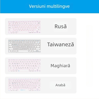 Tastatură cu membrană — 66 taste, Bluetooth, iluminare, material din silicon (66 taste; Bluetooth; iluminare; material silicon)