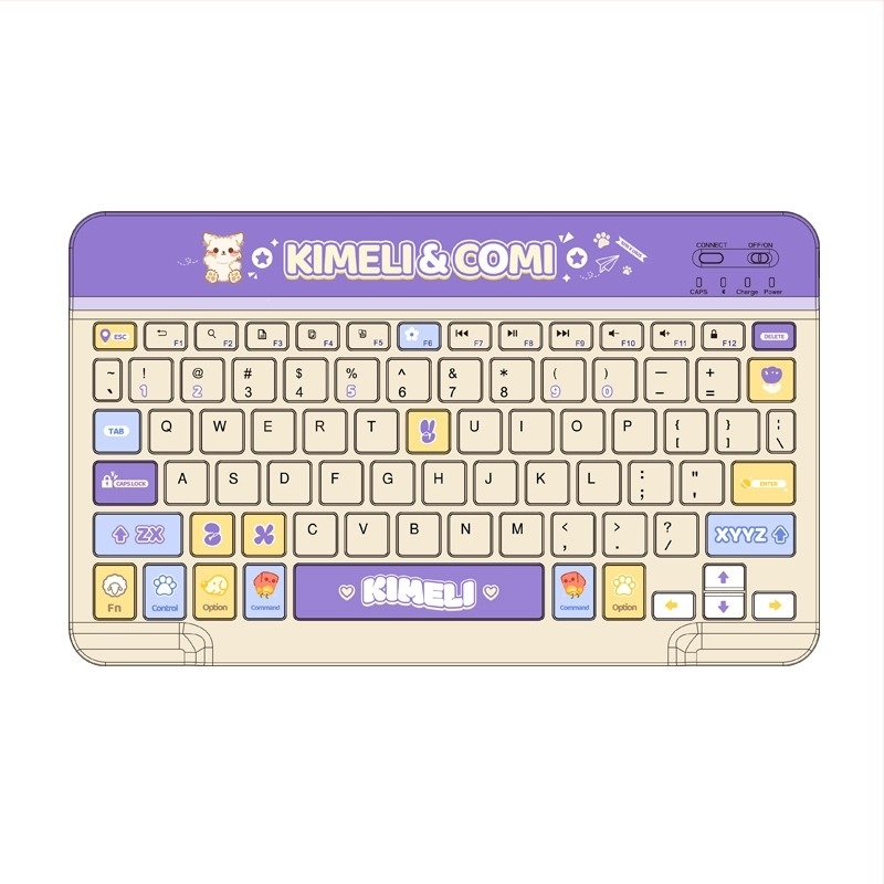 Tastatură cu membrană — 66 taste, Bluetooth, iluminare, material din silicon (66 taste; Bluetooth; iluminare; material silicon)