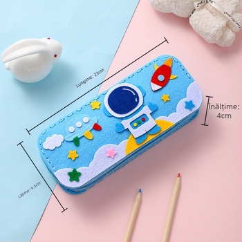 Penar handmade cu design cartoon pentru copii în grădiniță, set DIY cusut, material textil, potrivit pentru copii 4–6 ani