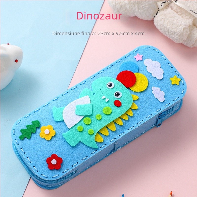 Penar handmade cu design cartoon pentru copii în grădiniță, set DIY cusut, material textil, potrivit pentru copii 4–6 ani