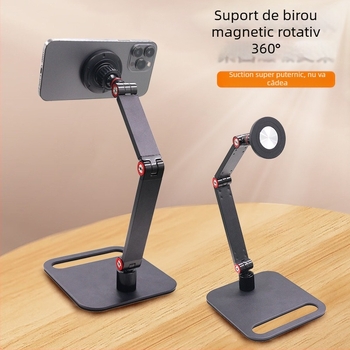Suport de masă magnetic, rotire la 360°, aderență magnetică puternică, model Bx-c07, greutate 0.75 kg