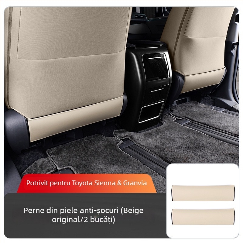 Pernă antișoc pentru scaun Toyota Sienna, protecție pentru spate, ABS + piele, toate sezoanele