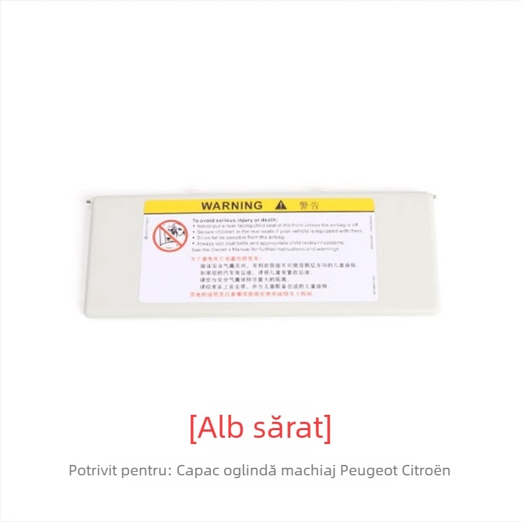 Oukachi oglindă cosmetică pentru capacul de parasol – montare Snap-on, compatibil cu Peugeot 4008/5008/508L/308S și Citroën Tianyi C5
