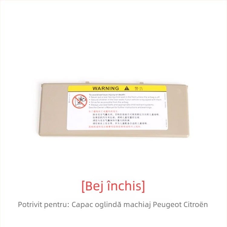Oukachi oglindă cosmetică pentru capacul de parasol – montare Snap-on, compatibil cu Peugeot 4008/5008/508L/308S și Citroën Tianyi C5