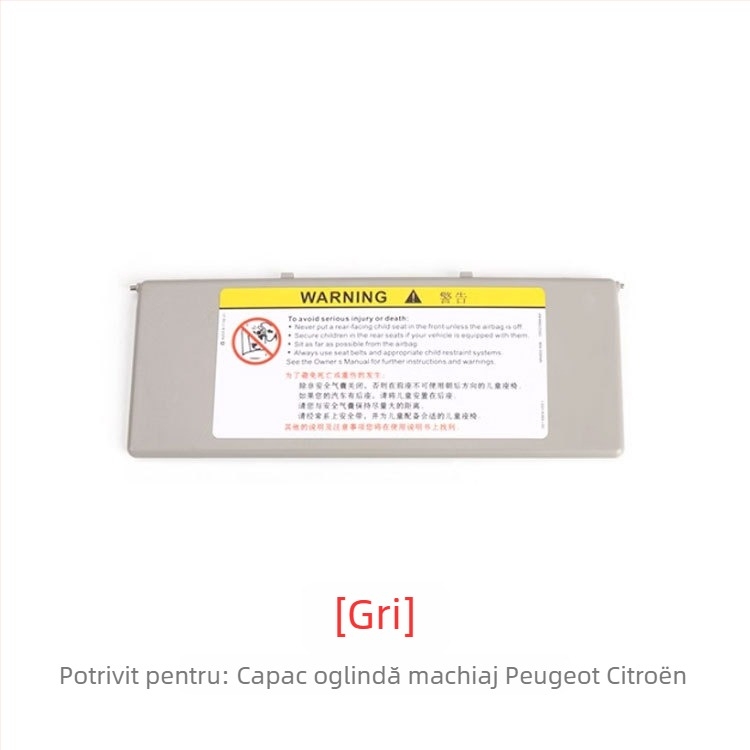 Oukachi oglindă cosmetică pentru capacul de parasol – montare Snap-on, compatibil cu Peugeot 4008/5008/508L/308S și Citroën Tianyi C5