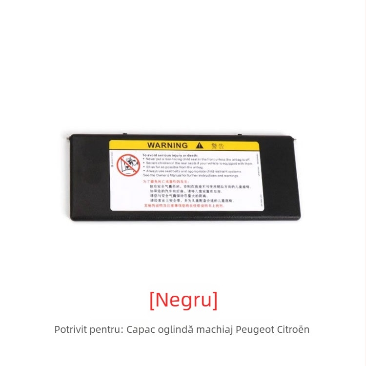 Oukachi oglindă cosmetică pentru capacul de parasol – montare Snap-on, compatibil cu Peugeot 4008/5008/508L/308S și Citroën Tianyi C5