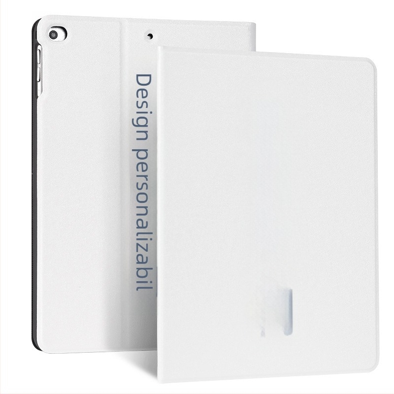 Carcasă DIY de protecție pentru iPad pentru tablete Apple – textură mătase din piele artificială, rezistență la șocuri, suport, disipare a căldurii, modul de somn