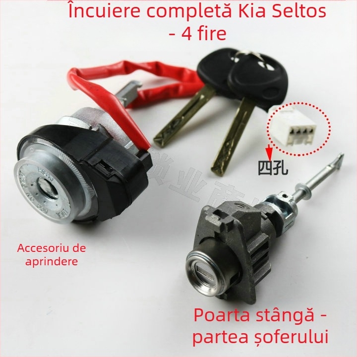 Kia Sportage set complet de încuriere pentru mașină cu sistem pe 4 fire, blocare de aprindere, încuietoare pentru ușa șoferului și control central — Smart Run