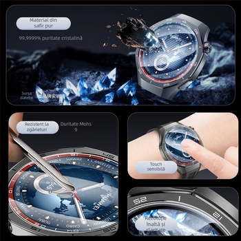 Folie de protecție din safir pentru Huawei Watch GT5/GT6 Pro, protecție a ecranului complet