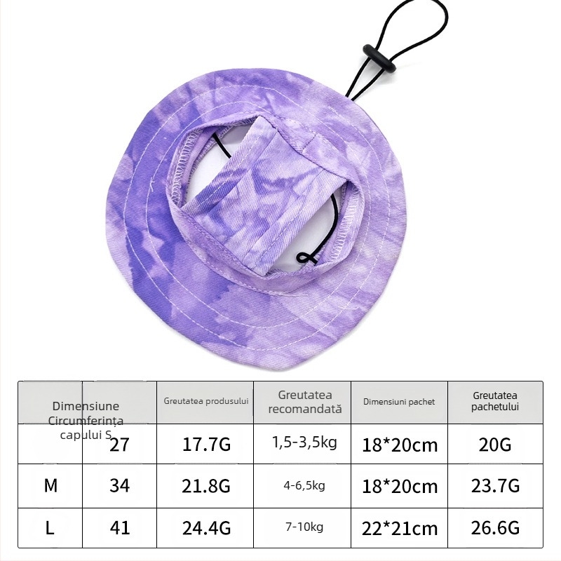 Pălărie de pescar pentru animale de companie – poliester, stil de relaxare, utilizare generală