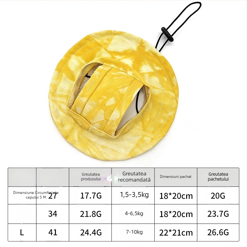 Pălărie de pescar pentru animale de companie – poliester, stil de relaxare, utilizare generală