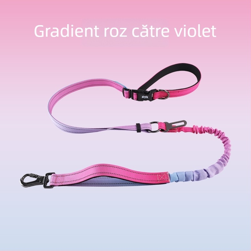 Fiber Pet leseu pentru câini din poliester cu curea de talie – mâini libere, curea de tracțiune, pachet 100