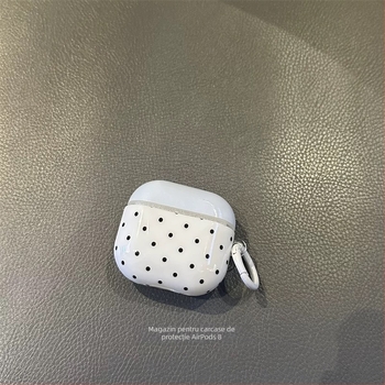 Husă de protecție AirPods Pro cu model buline, TPU, turnare prin injecție, compatibil cu Apple, personalizabil