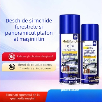 Spray lubrifiant pentru eliminarea ruginei și ungerea încuietorilor de uși, rezistent la temperaturi înalte (Tip: Lubrifiant; Ingrediente principale: Ulei lubrifiant; Durata de viață: 3 ani; Standard de calitate: 6600; Părți aplicabile: Altele)