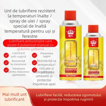 Spray lubrifiant pentru eliminarea ruginei și ungerea încuietorilor de uși, rezistent la temperaturi înalte (Tip: Lubrifiant; Ingrediente principale: Ulei lubrifiant; Durata de viață: 3 ani; Standard de calitate: 6600; Părți aplicabile: Altele)