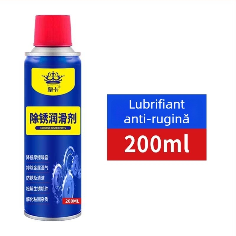 Spray lubrifiant pentru eliminarea ruginei și ungerea încuietorilor de uși, rezistent la temperaturi înalte (Tip: Lubrifiant; Ingrediente principale: Ulei lubrifiant; Durata de viață: 3 ani; Standard de calitate: 6600; Părți aplicabile: Altele)