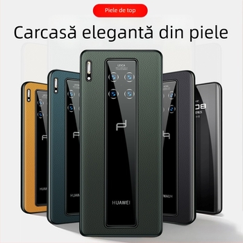 Carcasă Huawei Mate 30 RS Porsche din piele de vițel, acoperire completă, protecție împotriva căderilor