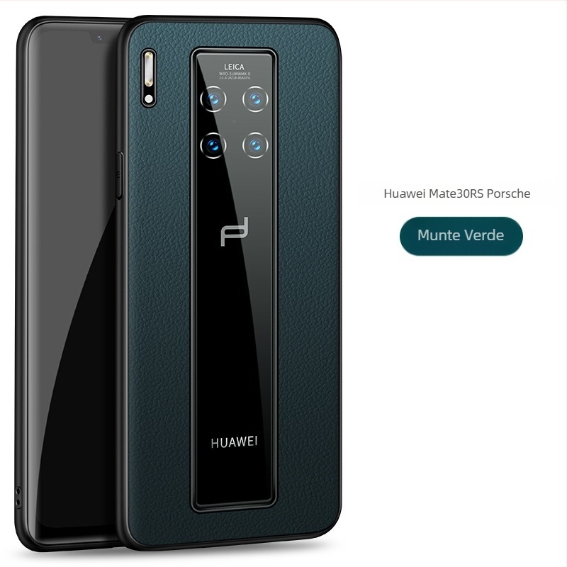 Carcasă Huawei Mate 30 RS Porsche din piele de vițel, acoperire completă, protecție împotriva căderilor